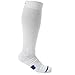 Wanderlust Everyday Use Graduated Compression Socks - Support Stockings for Men & Women - White Large