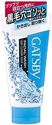 Amazon Gatsby ギャツビー フェイシャルウォッシュ ディープクリーニングスクラブ 男性用 洗顔料洗顔本体 洗顔フォーム 通販