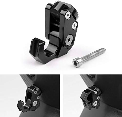 BAAQII Carry Helmet Bottle Hanger Holder CNC Aluminum Alloy Hook for Yamaha NMAX 155
