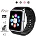Smartwatch, Bluetooth Smart Watches and Cell Phone Watch with Card SIot Pedomter Watch Compatible Android iOS Men Women