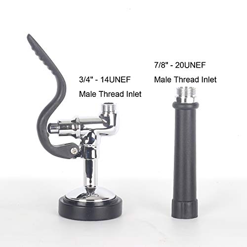 IMLEZON Pre Rinse Sprayer Commercial Sink Faucet Spray Valve Chrome