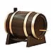 TOTOONE Y060 Barrel Shape Toothpick Box Wood Picker Dispenser Holder