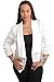 2LUV Plus Women's Open Front Gathered Sleeve Plus Size Blazer