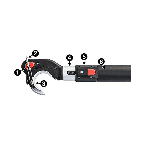 Hook-Moor-Boat-Hook-2m65ft-Fixed-for-Easy-Boat-Mooring-Cleat-Ring-Post-Bouy