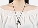XIUDA Cylinder Cremation Necklace for Ashes Dog Paw with Angel Wing Charm Pendant Urn Necklace for Ashes (Middle)