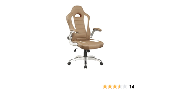 Amazon Com Techni Mobili Sport Race Executive Chair Camel Home Kitchen