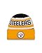 New Era NFL Biggest Fan 2.0 Cuff Knit Beanie, Yellow, One Size