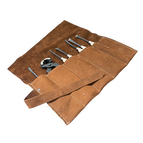 Large Tool Roll Handmade by Hide & Drink :: Swayze Suede (Best Prices On Pfeil Tools Carving)