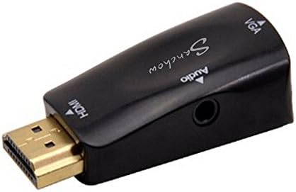Sanchow HD 1080P HDMI To VGA Converter Adapter Dongle With 3.5mm Audio For Laptop PC Projector HDTV PS3 Xbox STB Blu-ray DVD