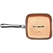 Copper Chef Non-Stick Fry Pan with Lid, Sauté, Skillet, 9.5-Inch, Copper