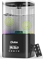 加湿器 5.5L超大容量 超音波式 Otufan 卓上加湿器 リモコン操作 長時間連続加湿 次亜塩素酸水対応 水質浄化カートリッジ付 上から給水 空気清浄 3段階ミスト調整 静音 タッチパネル式 空焚き防止機能 タイマー機能 7色LEDライト...