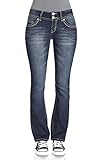 WallFlower Juniors Long Inseam Luscious Curvy Basic Bootcut Jeans