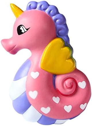DreamsMAX Super Slow Rising Jumbo Sheep Squishy Cute Alpaca Galaxy Fun Animal Toys (Sea Horse)