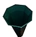 Cemetery Vase for Memorial-Grave Flowers – Durable Plastic with Spike – Easy-Fit, Just Push into The Ground – Fits Small to Large Flower Arrangements