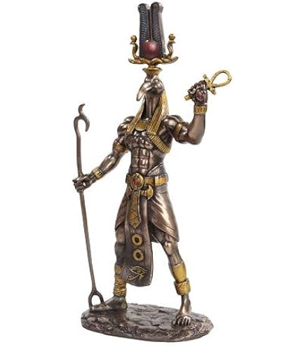 Amazon.com: Ebros Egyptian God Ibis Headed Thoth Holding was and