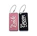Elegant Bride Groom Metal Luggage Tags for Wedding Gift & Bridal Shower Gifts