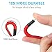 Boreguse Phone Charger, Charger Cable for iPhone, 4Pack [3.3FT 6.6FT] Nylon Braided USB Charger Cable for iPhone Xs,XS Max,XR,X,8 Plus,8,7 Plus,7,6 Plus,6,6S Plus,6s,5,iPad and More(red)