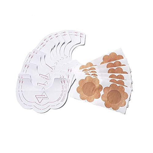 6 Pairs Instant Breast Lift Nipple Covers Invisible Push Up Adhesive Tape Bra for Cups A-D