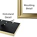 Icona Bay 8x10 Picture Frames (Gold, 6 Pack), Contemporary Photo Frames 8 x 10, Wall Mount or Table Top, Elegante Collection