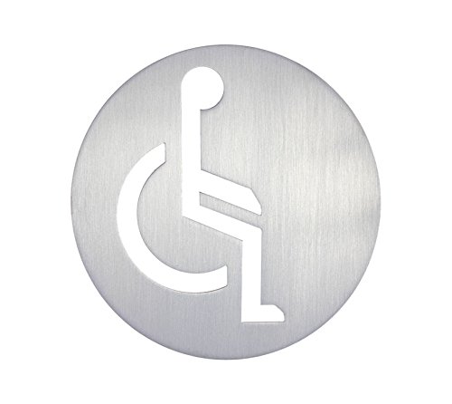 EVI Herrajes 665/100 - Signo Door Panel Ladies, Finish matt INOX (Stainless Steel)