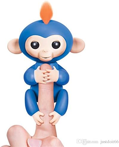 Interactive Baby Monkey - Bella - Finger Lings (Blue With Orange Hair) Original Packaging Brand New For Kids