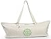 ANAHATA Extra Large Tote Yoga Mat Bag By Chakra Yoga – 100% Cotton, 4 Magnetic Snaps ,Two Zippered Pockets – For All Yoga Practitioners, Men & Women