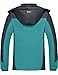 GEMYSE Women's Mountain Waterproof Ski Snow Jacket Winter Windproof Rain Jacket
