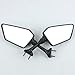 Iglobalbuy Black Left Right Rear View Mirrors For KAWASAKI NINJA 2008-2013 09 10 250R EX250