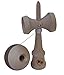 Kotaro Kendama Natural Horizontal Walnut Striped Ball Deluxe Pro Toy Catch Game with Extra String and Carrying Holster