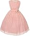 Little Girls Classic Yoro Wrinkled Chiffon Special Flowers Girls Dresses