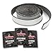 SMOKEWARE High-Temp Replacement Gasket for Vision BBQ Grills - 1 Inch Width, 14 Feet, Self-Stick Seal, Nomex, Made in The USA