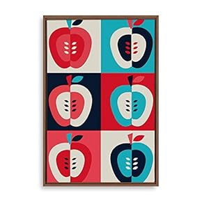 Framed Canvas Wall Art Abstract Colorful Canvas Prints Home Artwork Decoration for Living Room,Bedroom - 16x24 inches