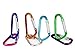 s Valgens D Shape Spring-loaded Gate Aluminum Carabiner for Home, Rv, Camping, Fishing, Hiking, Traveling and Keychain Small Size(Assorted Colors Pack of 5)