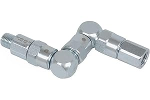 GRACO 202577 1/4"(M) x 1/4"(F) Z-Swivel, 6500PSI, Carbon Steel