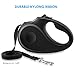 URPOWER Upgraded Retractable Dog Leash 360° Tangle-Free 16ft Nylon Ribbon Dog Leashes with One Button Brake & Lock, Comfortable Hand Grip, Heavy Duty Pet Leashes Dog Walking Leash