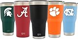 Simple Modern Tumbler Vacuum Insulated 30oz Cruiser with Lid - Double Walled Stainless Steel Travel Mug - Sweat Free Coffee Cup - Compare to Yeti and Contigo - Powder Coated Flask - Midnight Black