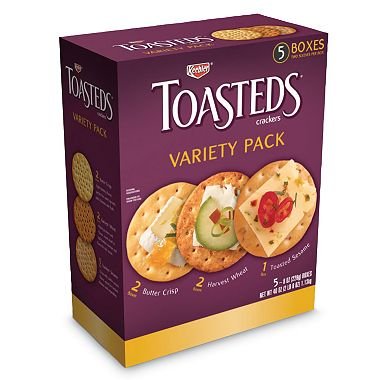 Keebler Toasteds Party Pack Cracker Assortment (40 oz.)