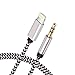 [New Version]Aux Cord for iPhone, Hzmirzk 3.5mm Aux Cable for iPhone 7/X/8/8 Plus/XS Max/XR to Car Stereo or Speaker or Headphone Adapter, Support The Newest iOS 11.4/12 Version or Above