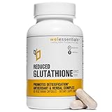 Wel EssentialsTM Glutathione Complex - Antioxidant & Herbal Complex to Promote Detoxification (With Glutathione (reduced), NAC, Alpha Lipoic Acid, Organic Milk Thistle)