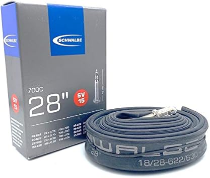 Amazon Schwalbe シュワルベ チューブ 700 18 28c 仏式バルブ 15sv バルブ長さ 40mm Sv15 ロードバイク 自転車 並行輸入品 Schwalbe Tubes タイヤチューブ