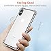 Matone for iPhone XS Case, for iPhone X Case, [Crystal Clear] Slim Protective Scratch Resistant Shock Absorption Bumper Soft TPU Case Cover for Apple iPhone XS (2018)/iPhone X (2017)