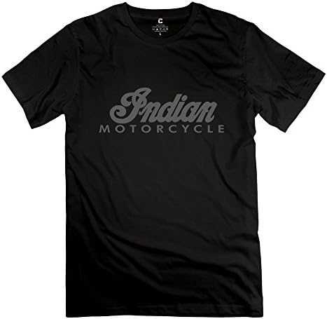 Tiovcoo Men's Fahion Cheap Indian Motorcycle Short-Sleeve Shirt
