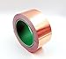 HobbyUnlimited Copper Foil Tape with Conductive Adhesive (2inch X 27yards) - Slug Repellent, EMI Shielding, Stained Glass, Paper Circuits, Electrical Repairs - Top Quality