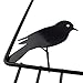 Rbenxia Birdcage Shape Wall Mount Jewelry Organizer Hanging Earring Holder Necklace Jewelry Display Stand Rack Black Inspired Birdcage Earring Holder Organizer Hanger Display Stand