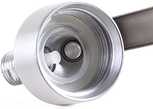 ICO Siphon à Chantilly Professionnel 500ml en Aluminium pour Mousses et Crèmes (Chaud et Froid)