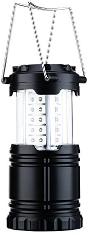 Portable Ultra Bright LED Lantern - for Hiking - for Outdoor Camping,Black,Collapsible