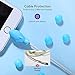 Cable Saver, Cartoon Animal Cable Cord Bites Data Charger Cable Saver Protector for iPhone/for Ipad Data Line Protection Phone Accessories by FUNZON, 3C011