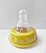 Medela and Dr. Brown Baby Bottle Collar, Nipple, and Lid Replacement Set of 5 FDA Approved BPA Free (YellowCollar)