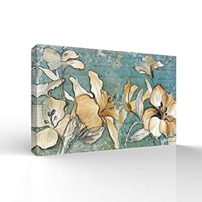 Wall26-Canvas Wall Art-Vintage Flower-Giclee Painting Wall Art for Bedroom Living Room Home Decoration - 12x18 inches