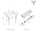 Forbidden Road Portable Aluminum Folding Camping Table (27.5